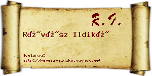 Révész Ildikó névjegykártya